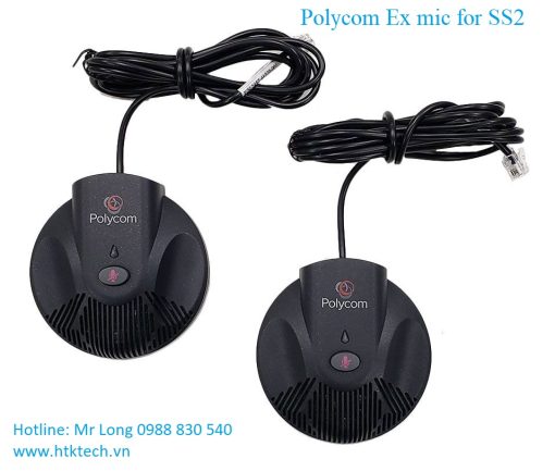 Micro mở rộng Polycom EX Microphone cho điện thoại hội nghị Polycom SoundStation2